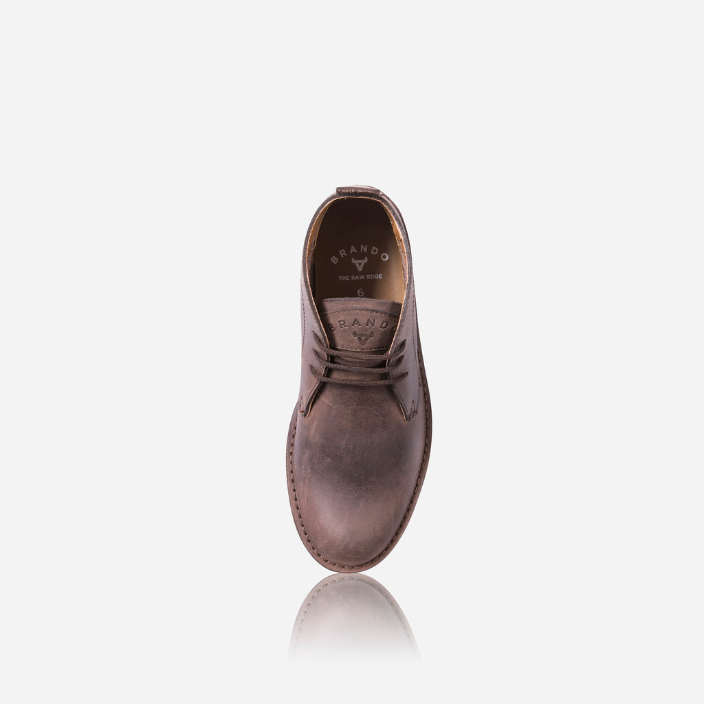 Chukka Boot, Chocolate - Shop Leather Online | Brando South Africa © –  Brando Leather South Africa