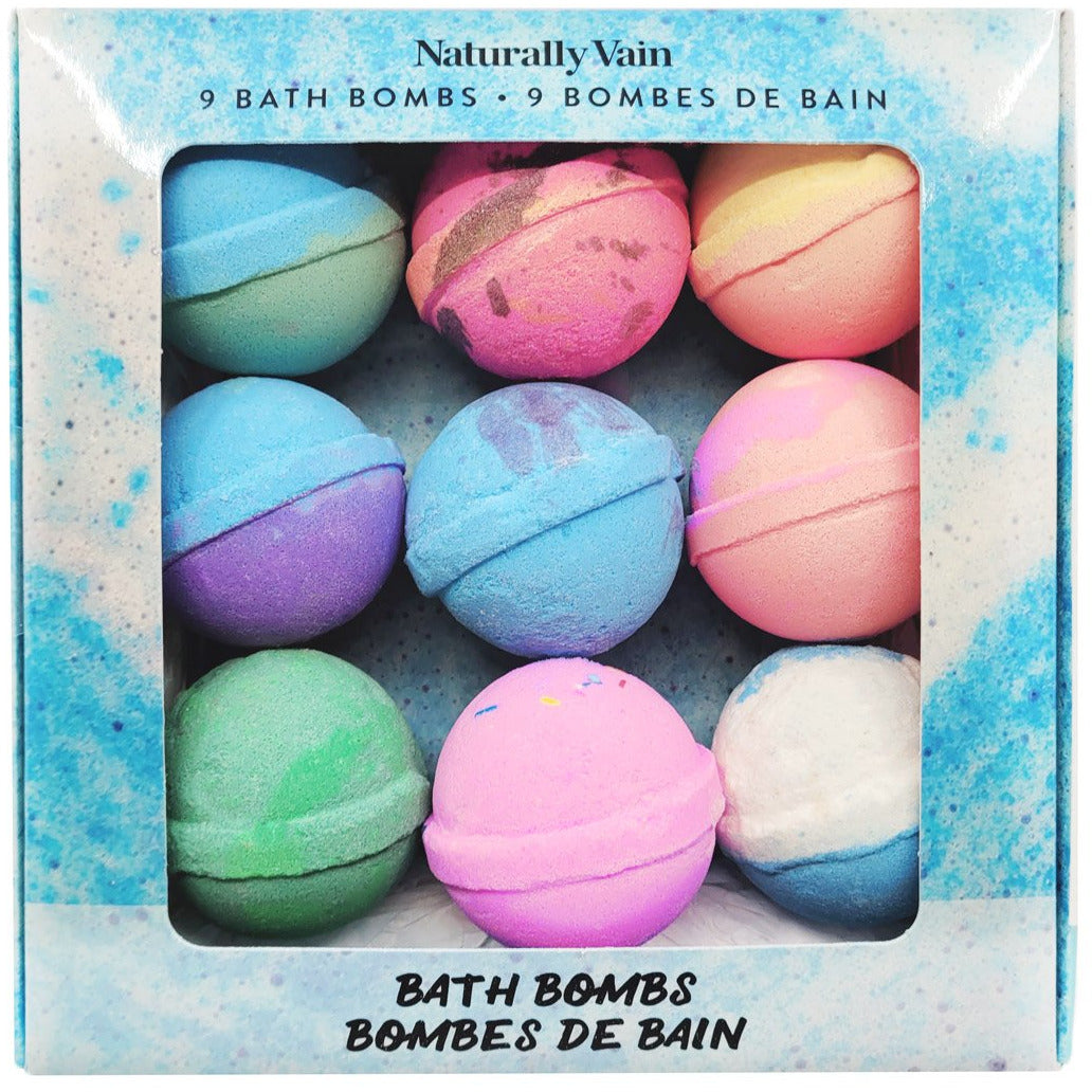 Set 9 Pack Bath Bomb Naturally Vain