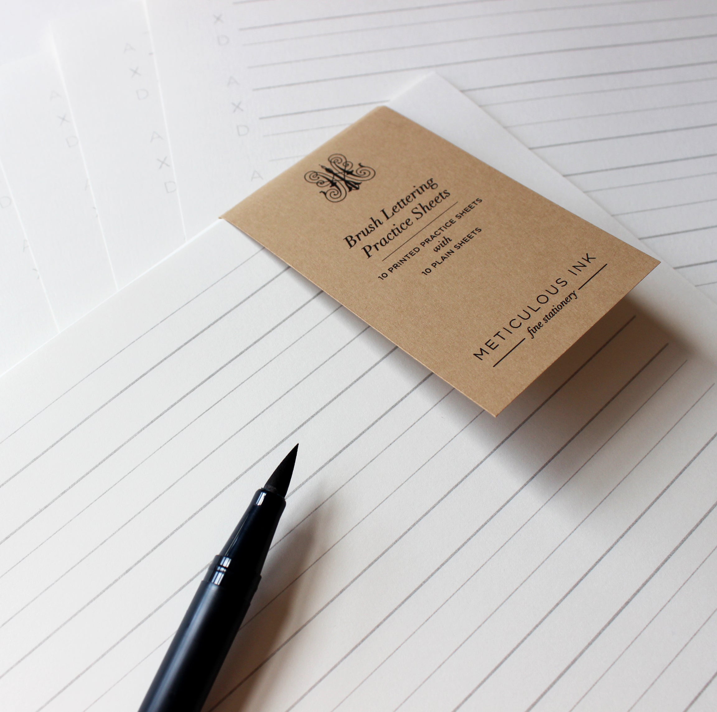 Brush Lettering Kit – Meticulous Ink