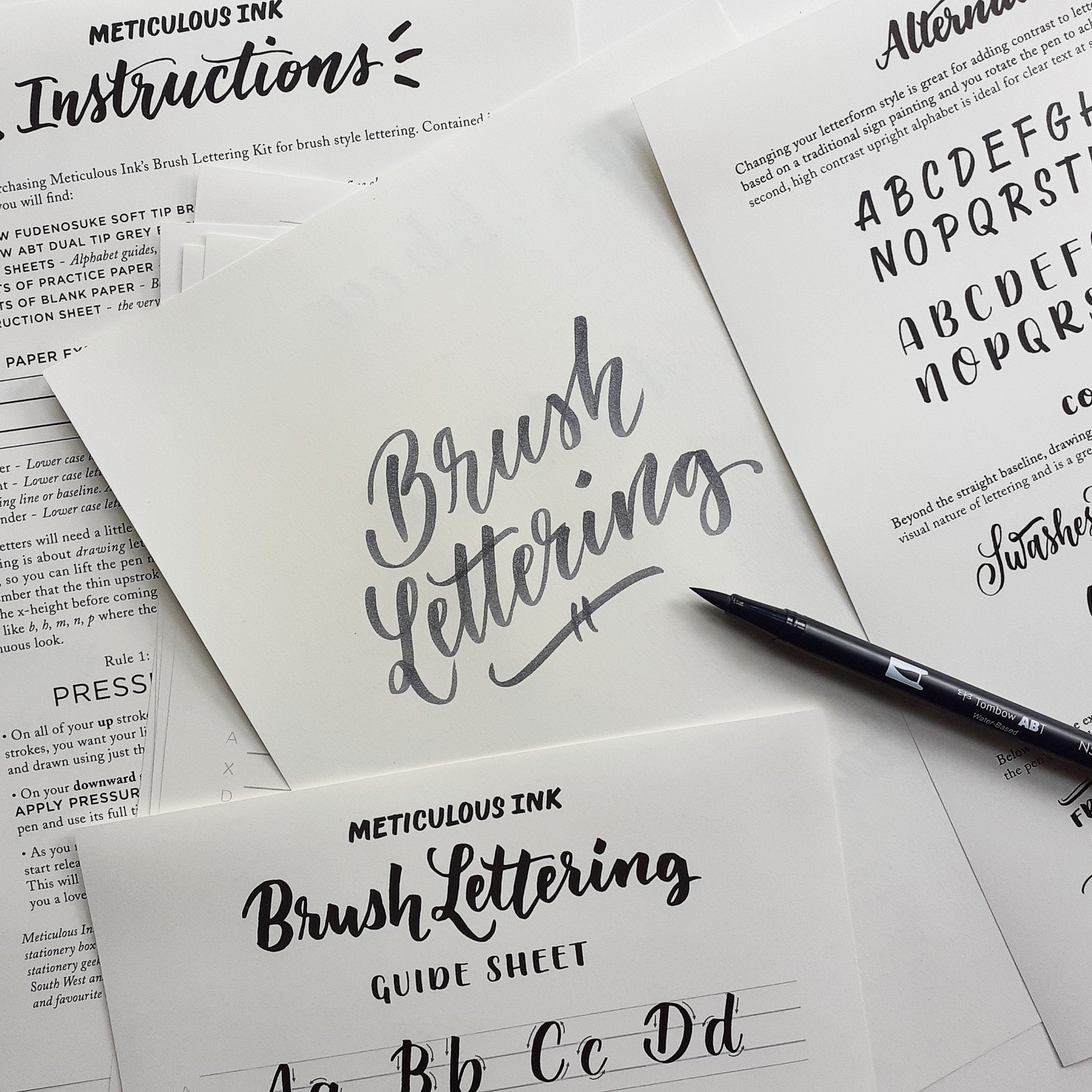 Deluxe Modern Brush Lettering Kit