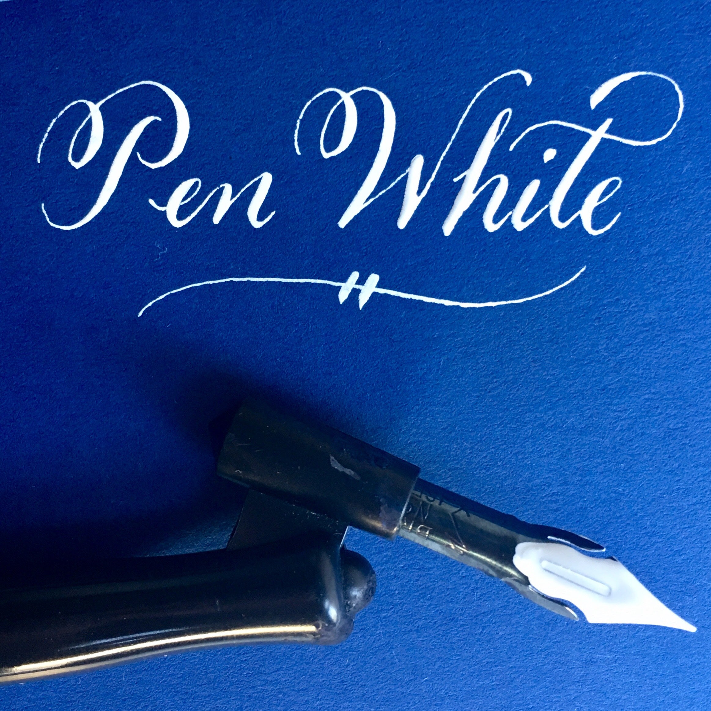 Calligraphy WHITE INK (Dr. PH Martin's Bleed Proof Wite)