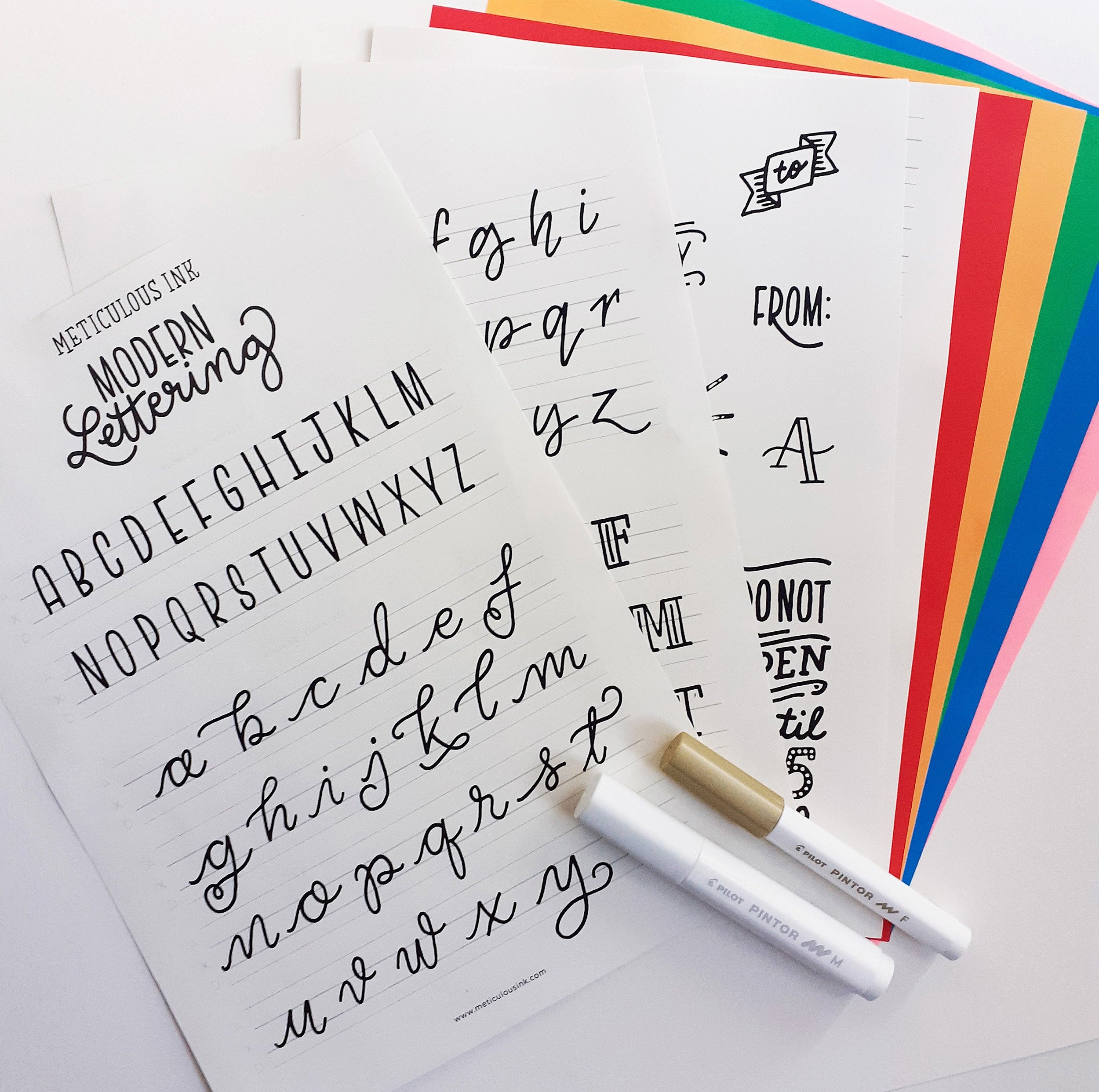 PaperSource - Creative Hand Lettering Workshop (Level 2) — Bella Terra