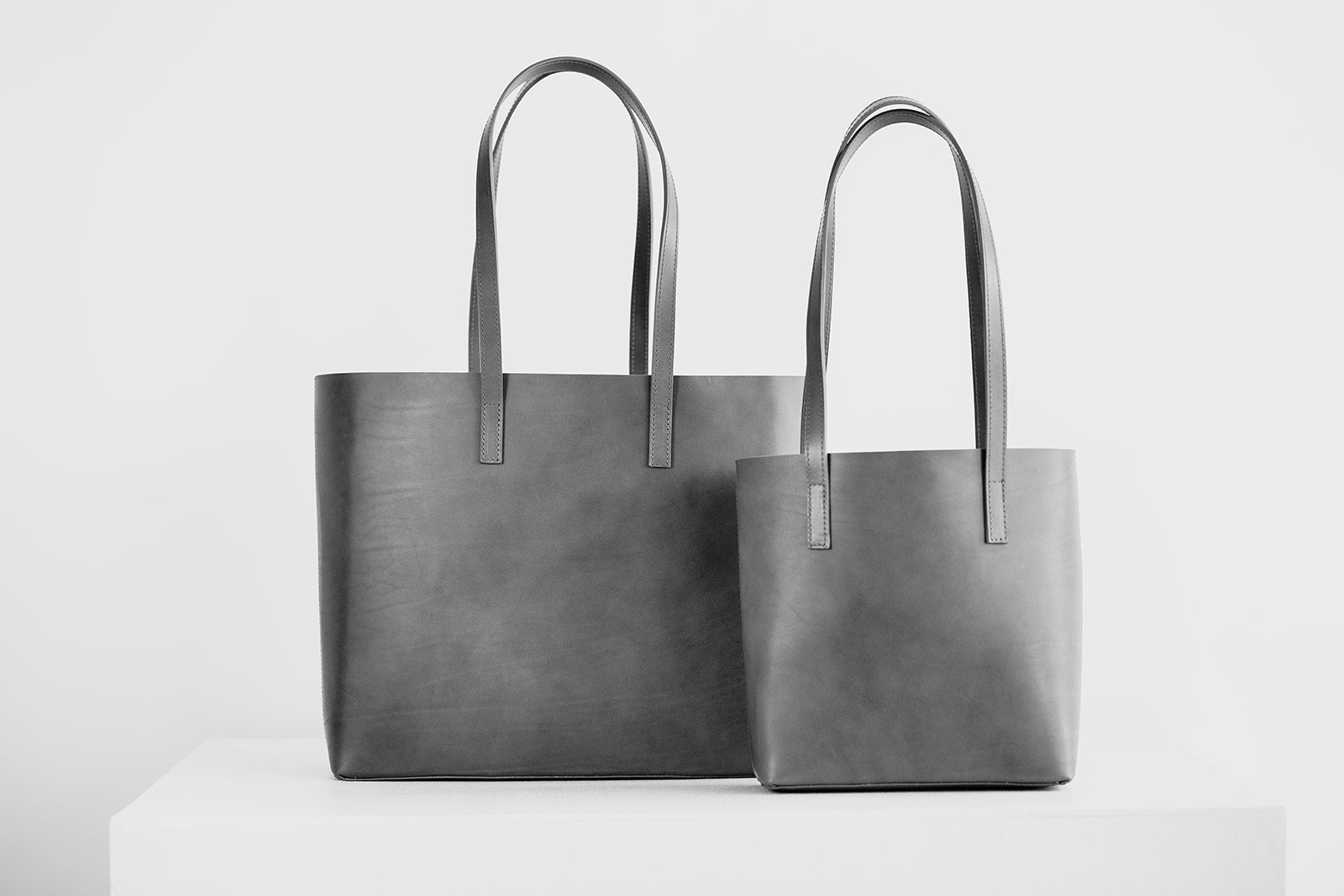 MINI DAILY TOTE - UNDYED NATURAL CROC EMBOSS