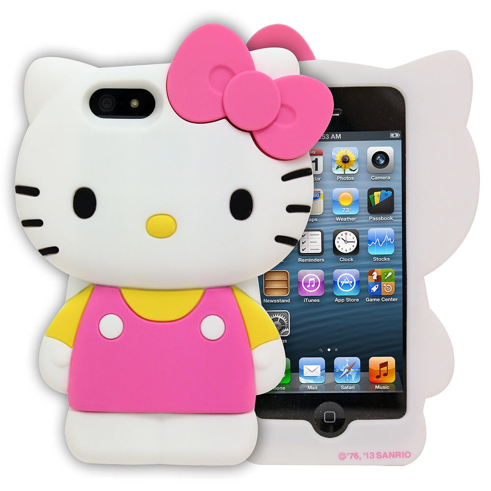  Hello  Kitty  Hello  Kitty  Large Silicone Case for iPhone  