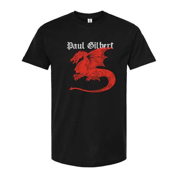 Paul Gilbert - Dragon Tee - Black (PRESALE 04/07/23)
