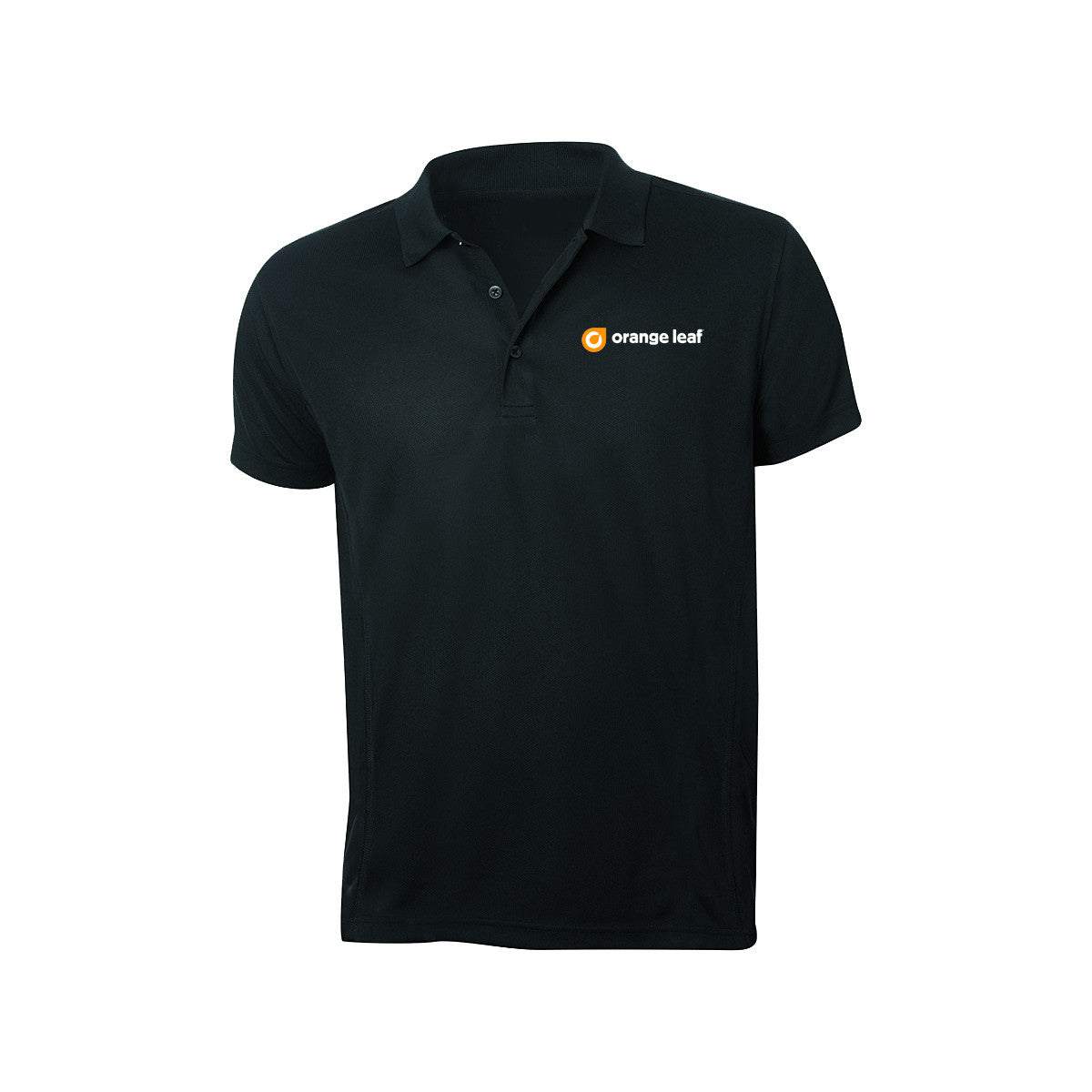 black uniform polo shirt