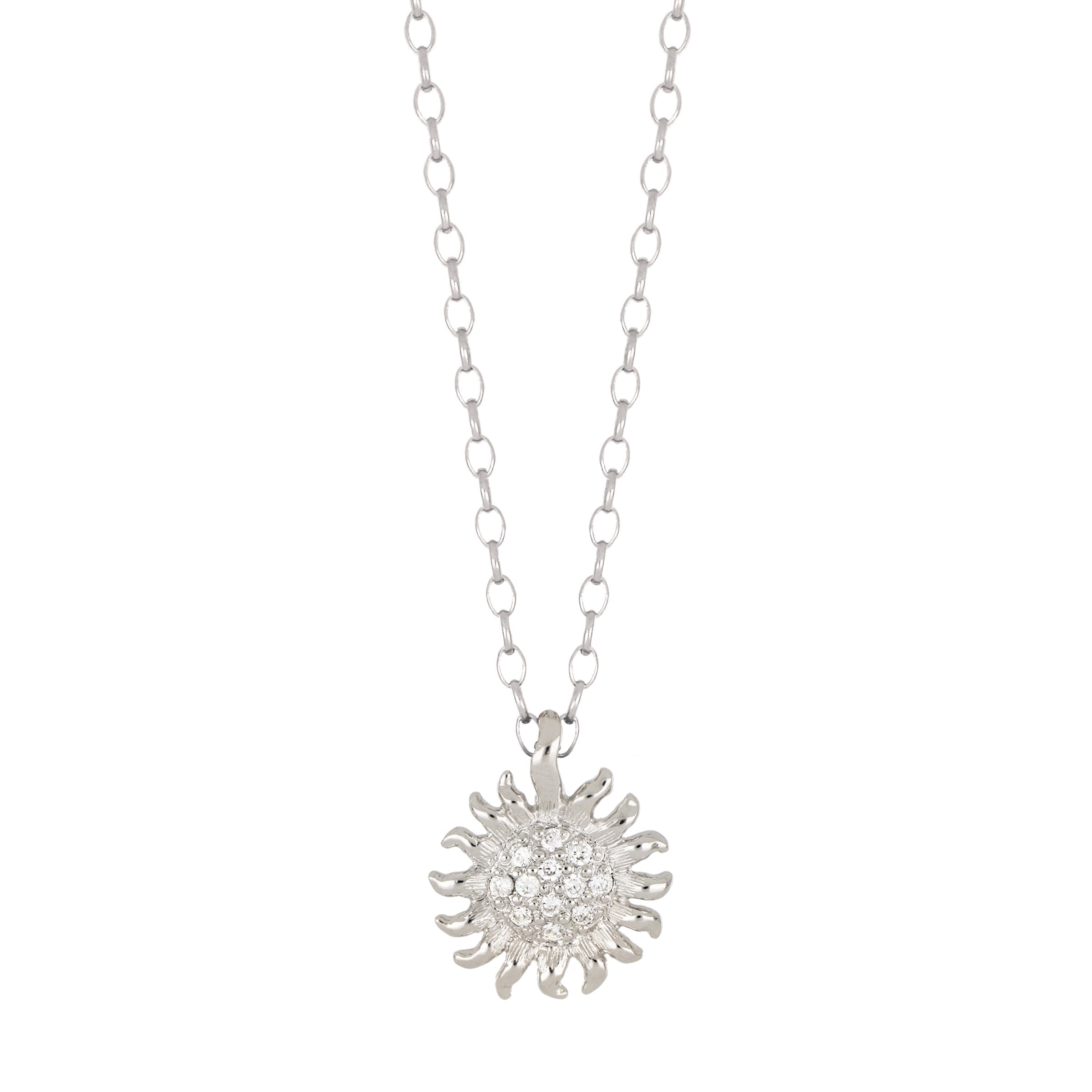 Sunshine Pave CZ Necklace