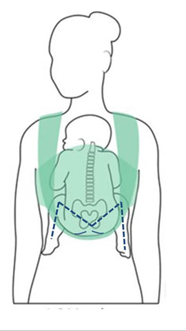 ergonomic positioning baby carrier