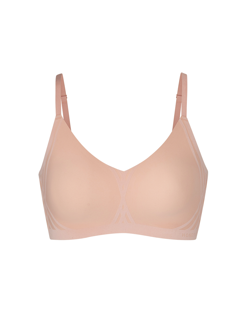  Womens Front Closure Plus Size Full Coverage Lace Underwire  Racerback Bra Rose Tan 38F