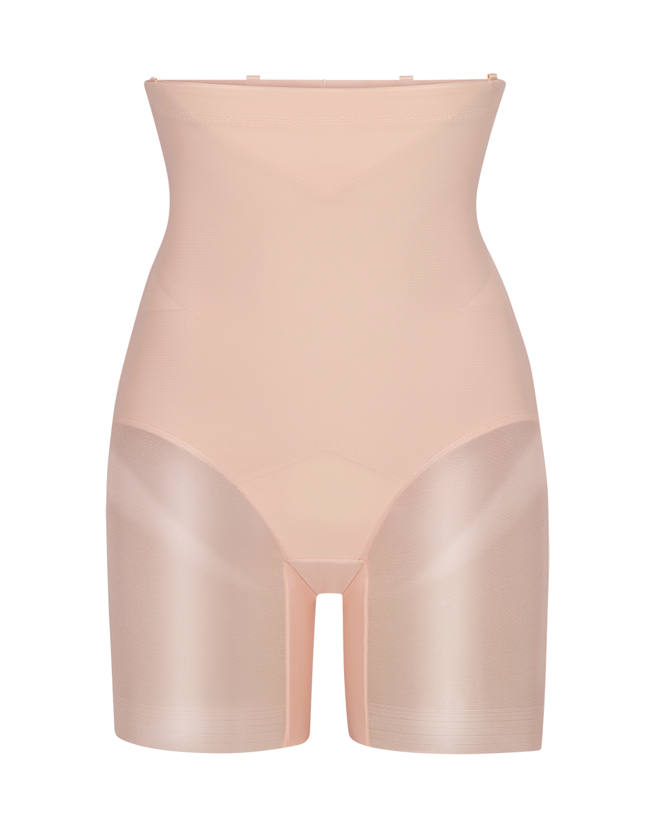 NEW Honeylove Super Power Short With Straps HLSW03-Sand Size 2X Shapewear