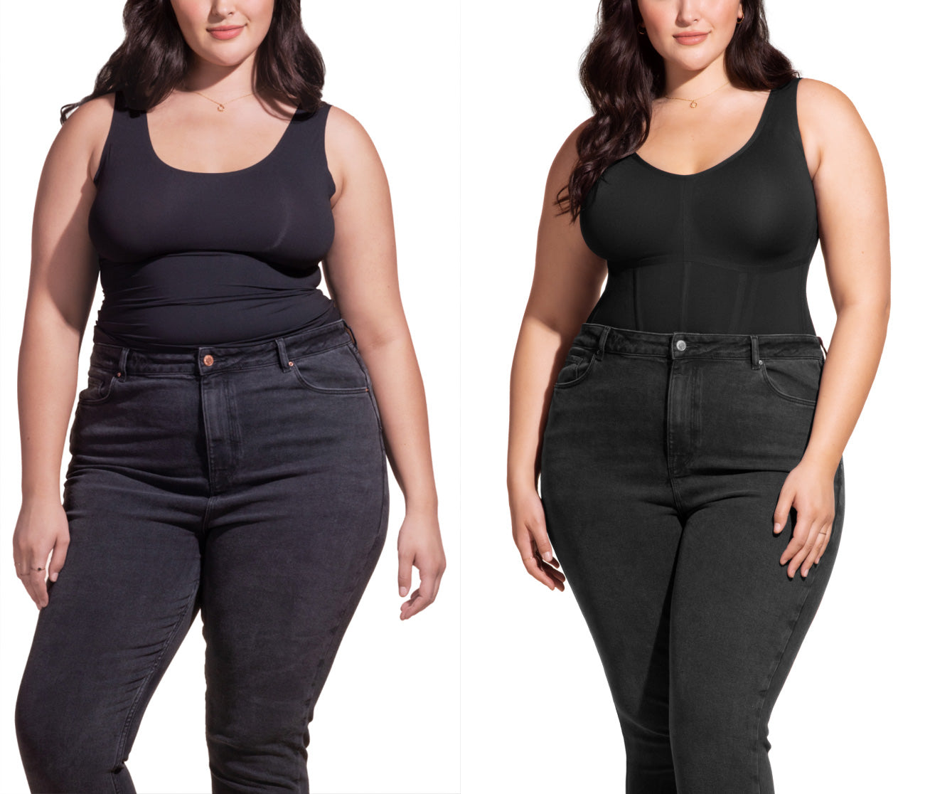 SPANX BEFORE AND AFTER  HOW TO CHOOSE THE RIGHT TYPE OF SHAPEWEAR 