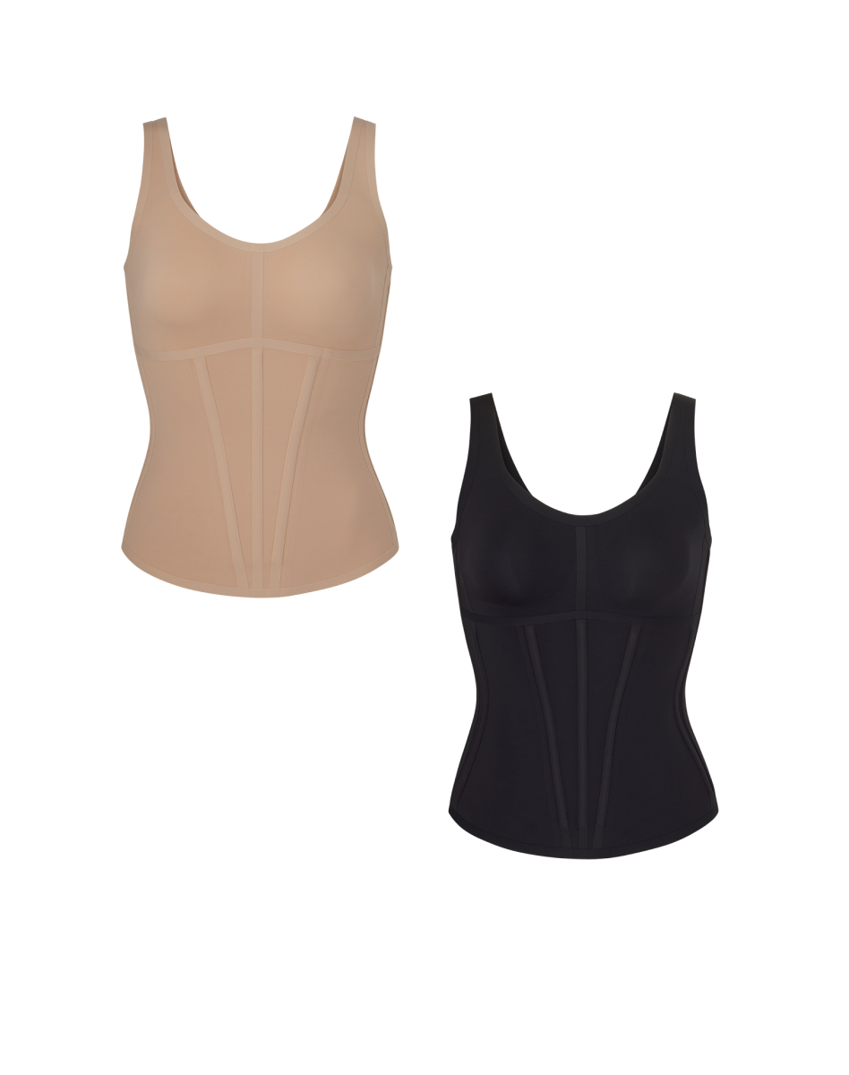 Boldness Tank Bundle in Sand / Jet Black