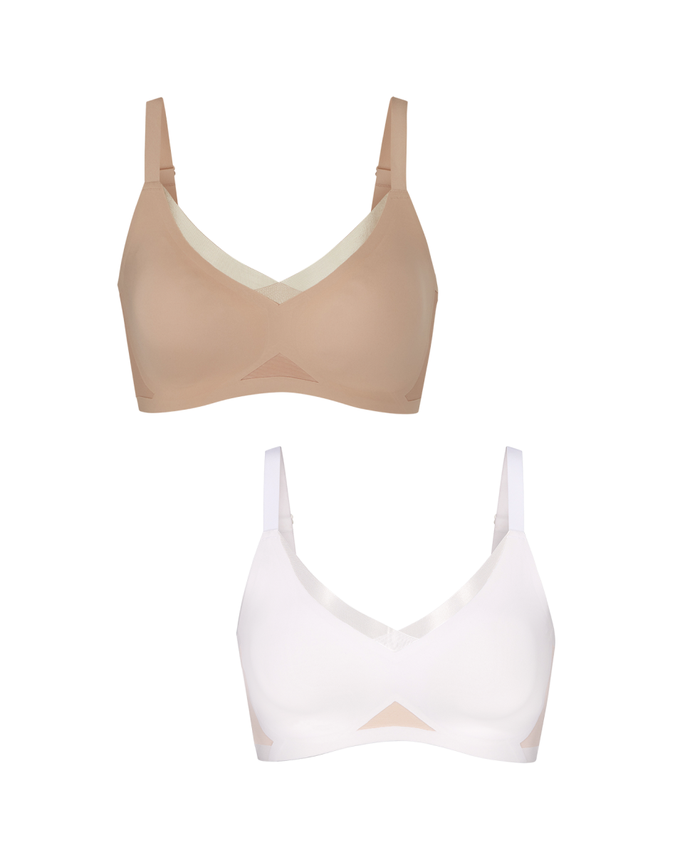 CrossOver Bra Bundle in Sand/Astral