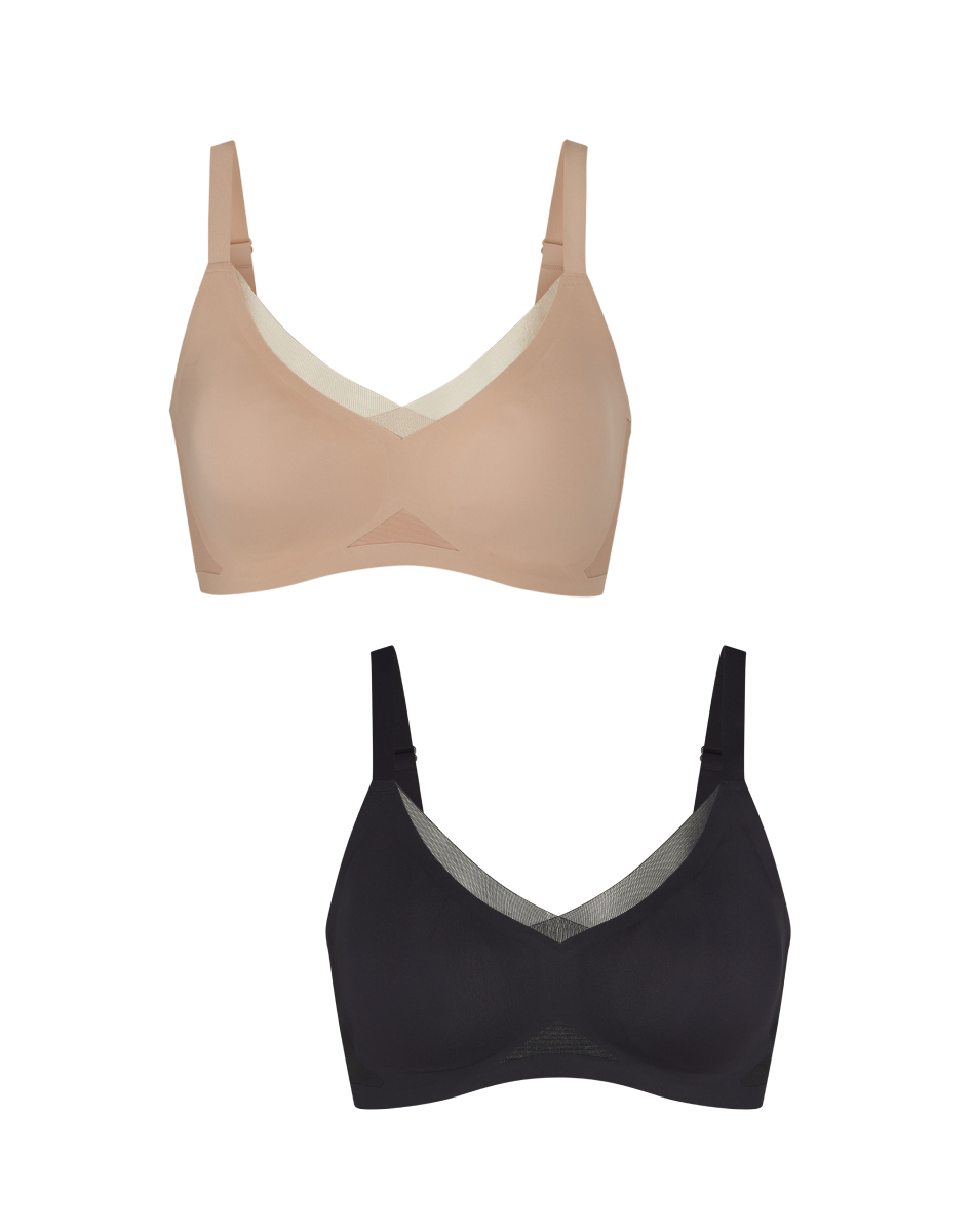 CrossOver Bra Bundle in Sand/Vamp