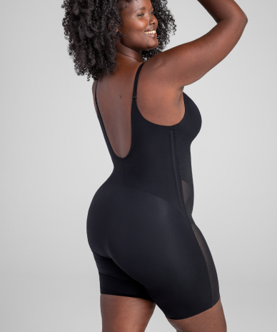 Black Low-Back Bodysuit