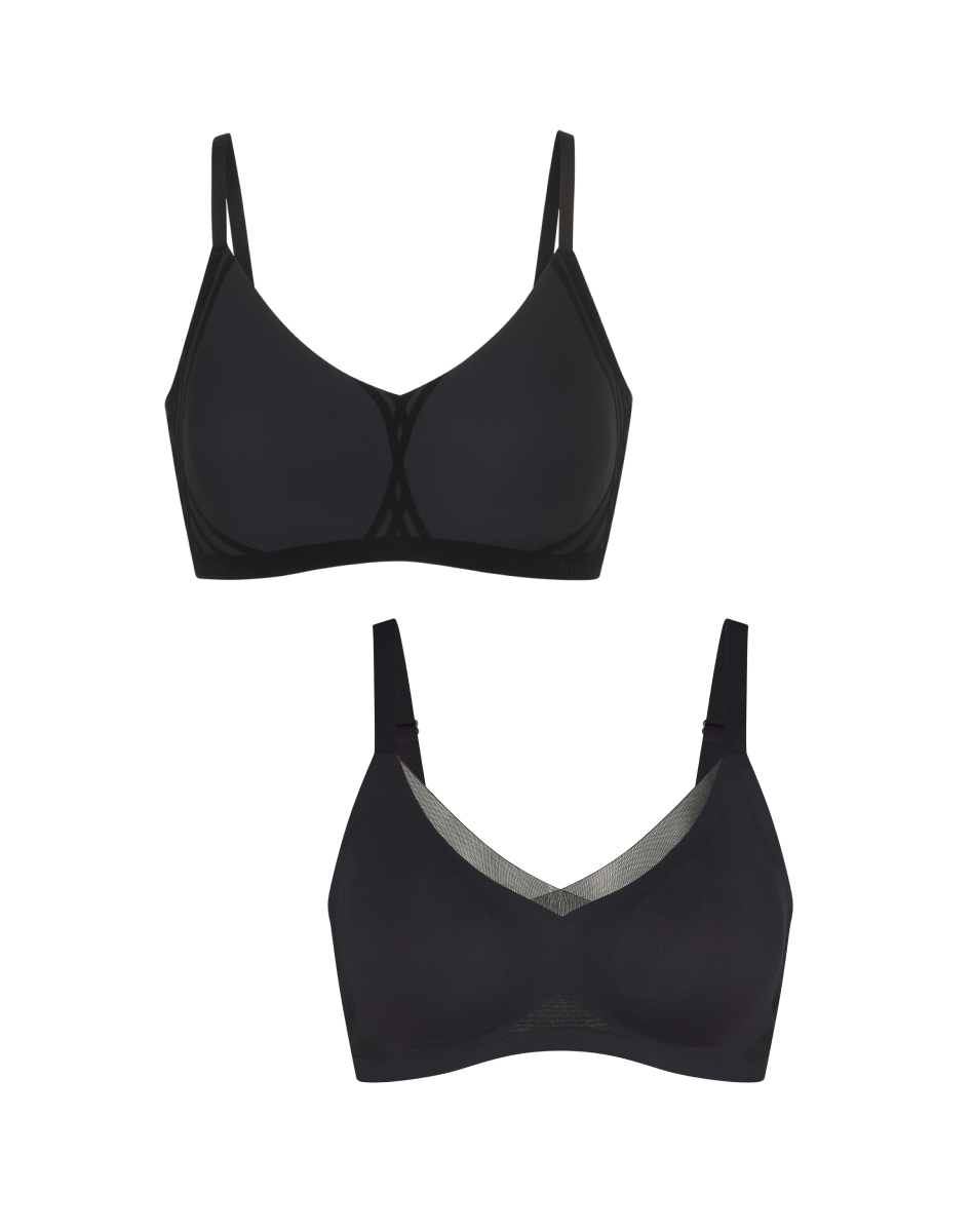 Silhouette Bra + Crossover Bra Bundle