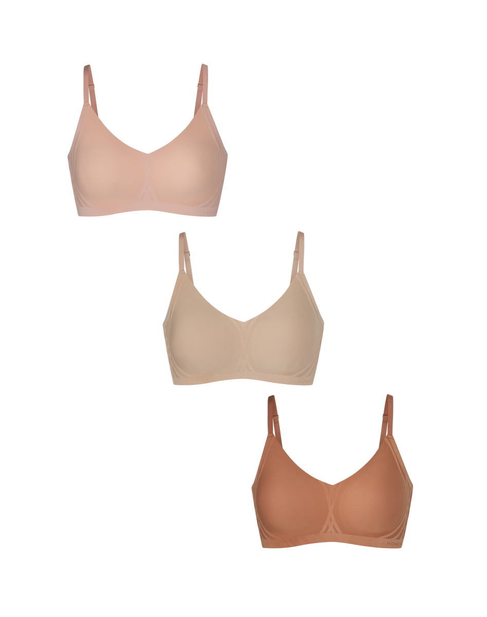 Bridal Bliss Padded Wired Push Up Bra - Rose Tan