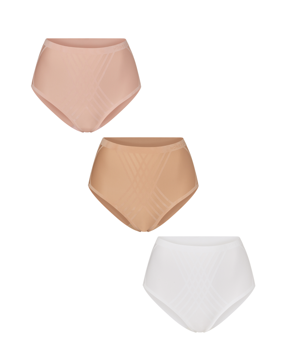 Silhouette Brief Bundle in Rose Tan/Sand/Astral