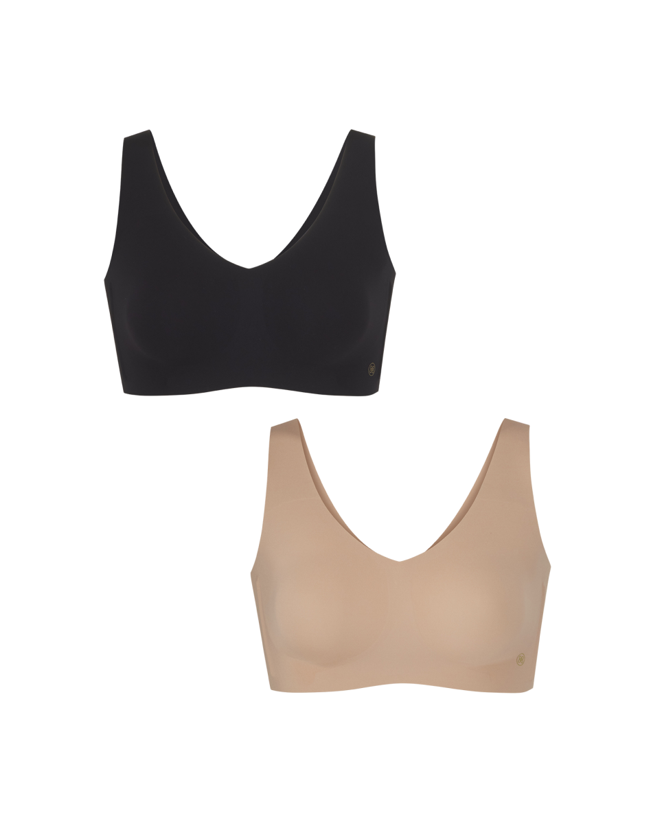 V-Neck Bra Bundle in Sand/Vamp