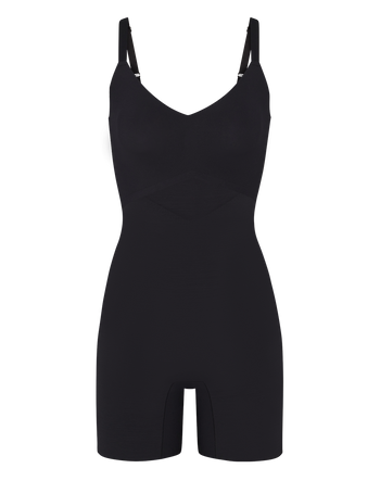 Mid-Thigh Bodysuit shown in Vamp