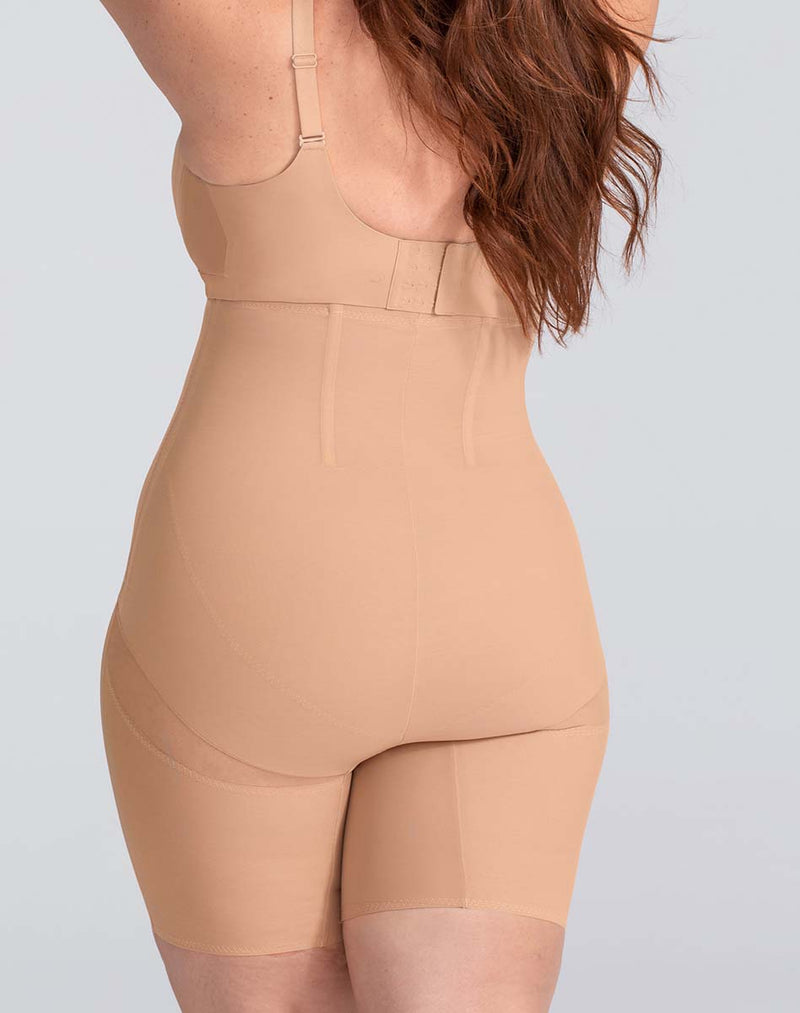 Honeylove SuperPower Short All Over Sculpt Size 1X Tan Sand Bodycon Comfy  Formal