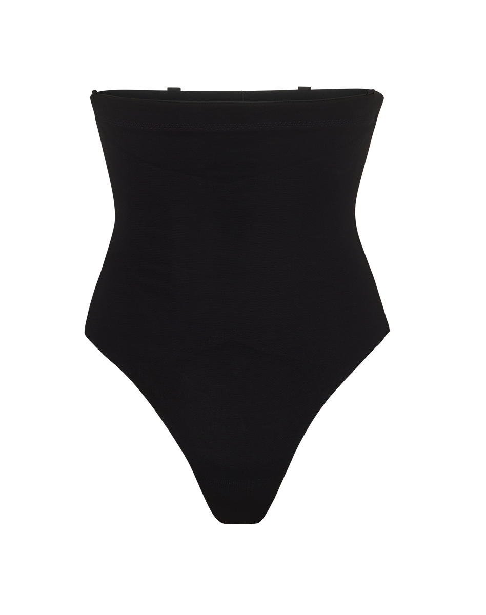 Honeylove BLACK SuperPower Thong, US 1X 