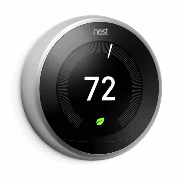 3rd Gen Nest Learning Thermostat Stainless Steel Xcel Energy Store