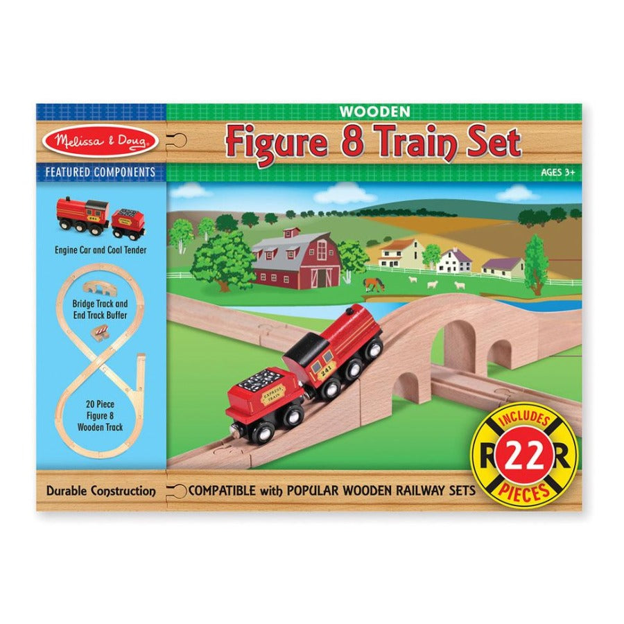 melissa and doug figure 8 train set instructions