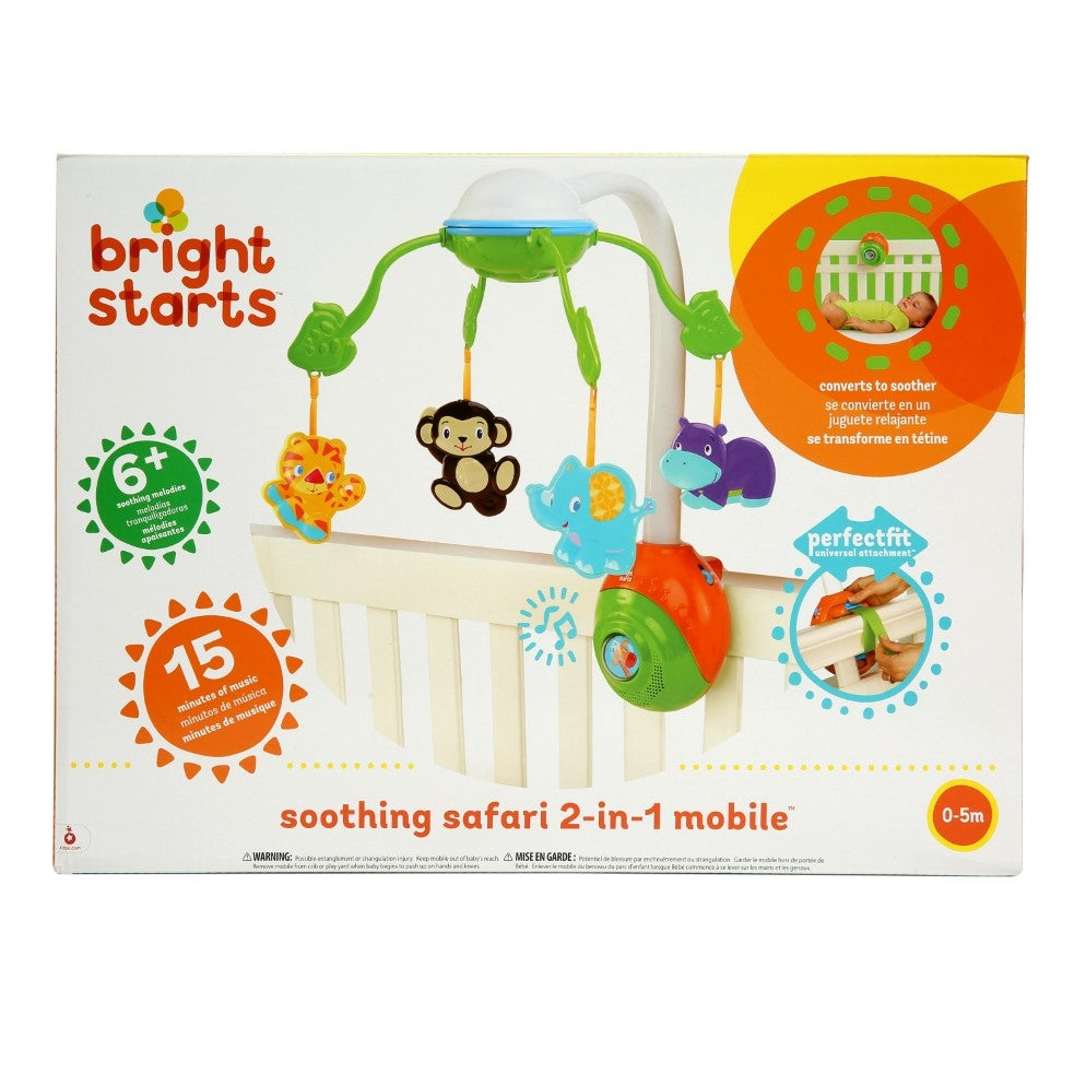 Bright Starts Soothing Safari 2 In 1 Mobile