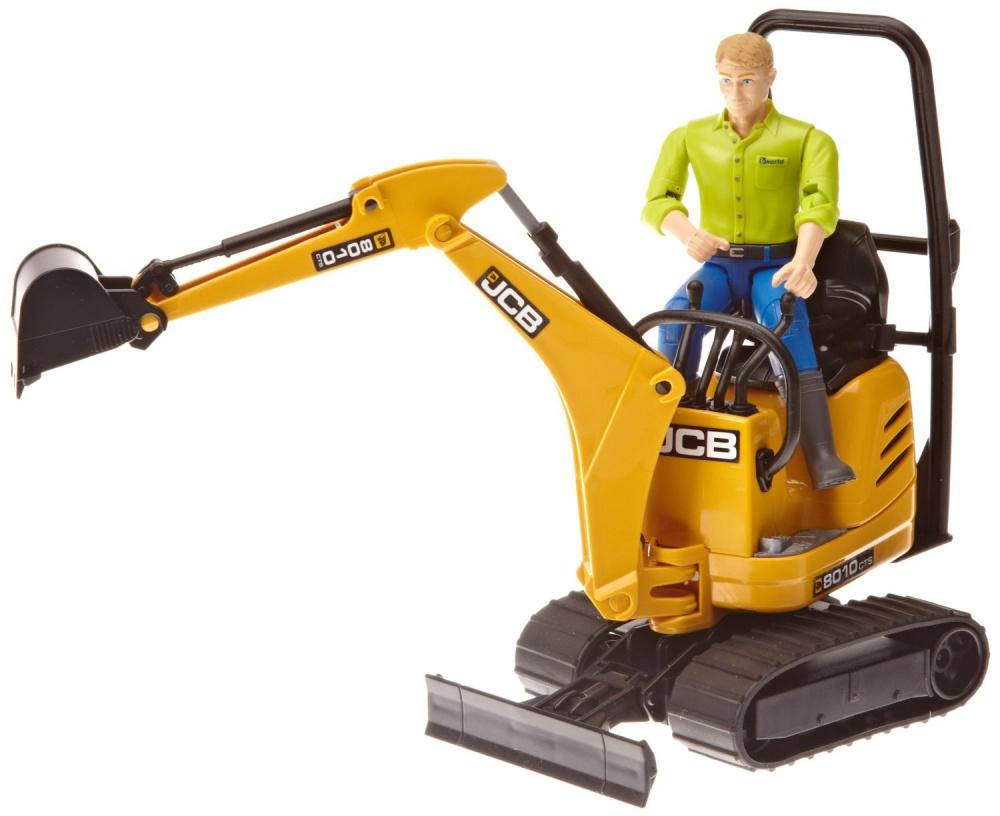 jcb excavator trailer and helmet ride on