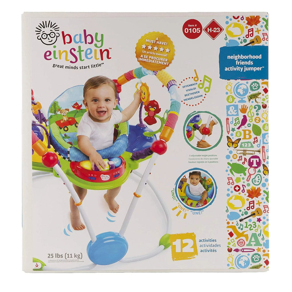 baby einstein neighbourhood friends activity jumper