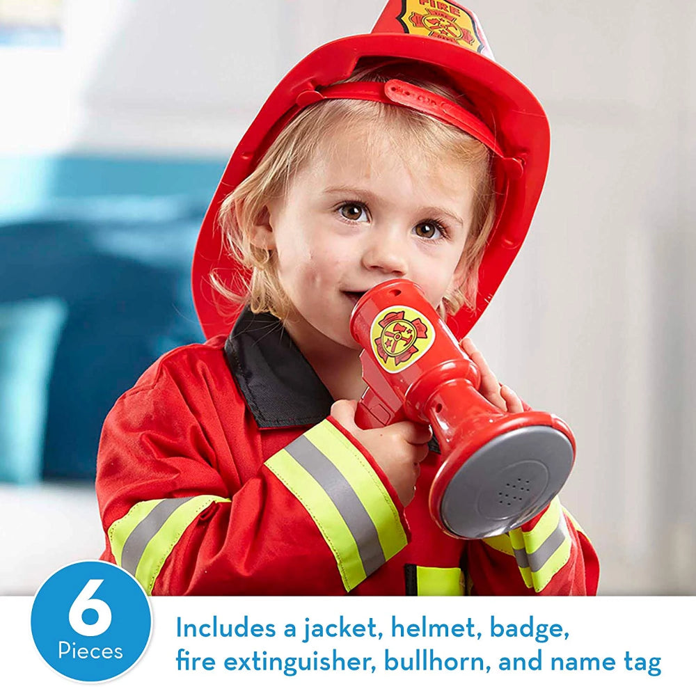 melissa and doug firefighter costume