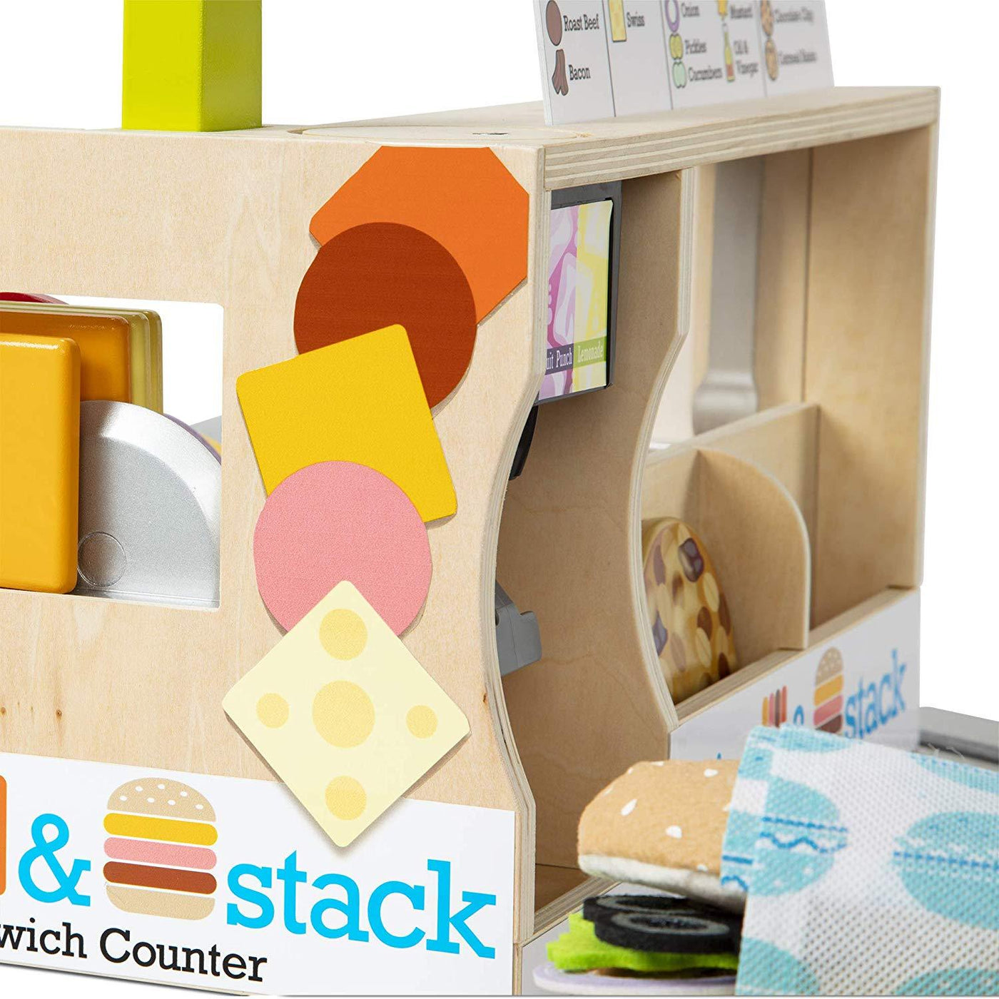 melissa and doug slice and stack sandwich counter