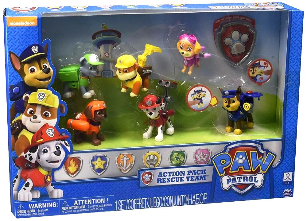 paw patrol action pack pups 3 pack