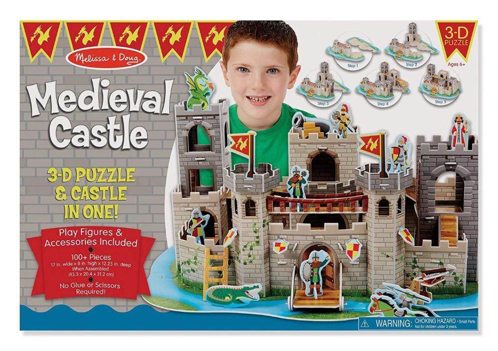 melissa doug medieval castle