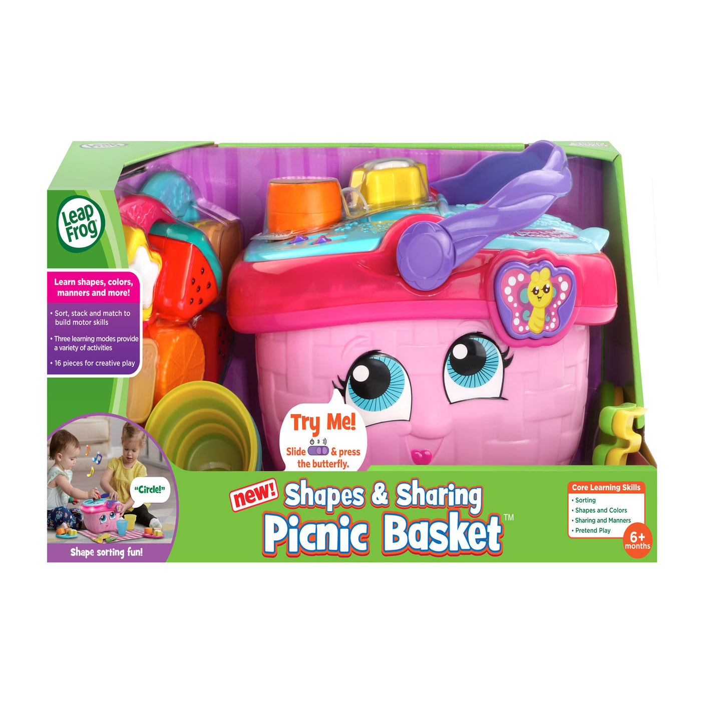 leapfrog picnic basket pink