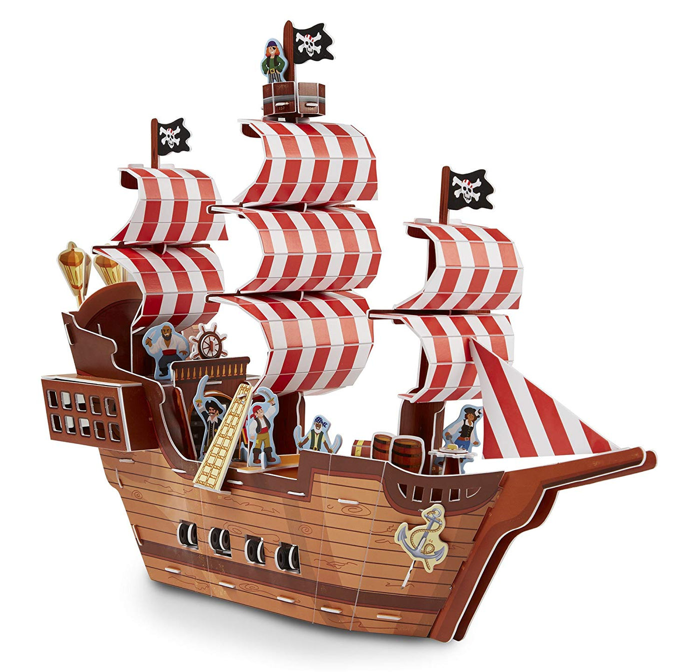 melissa and doug wooden pirate ship