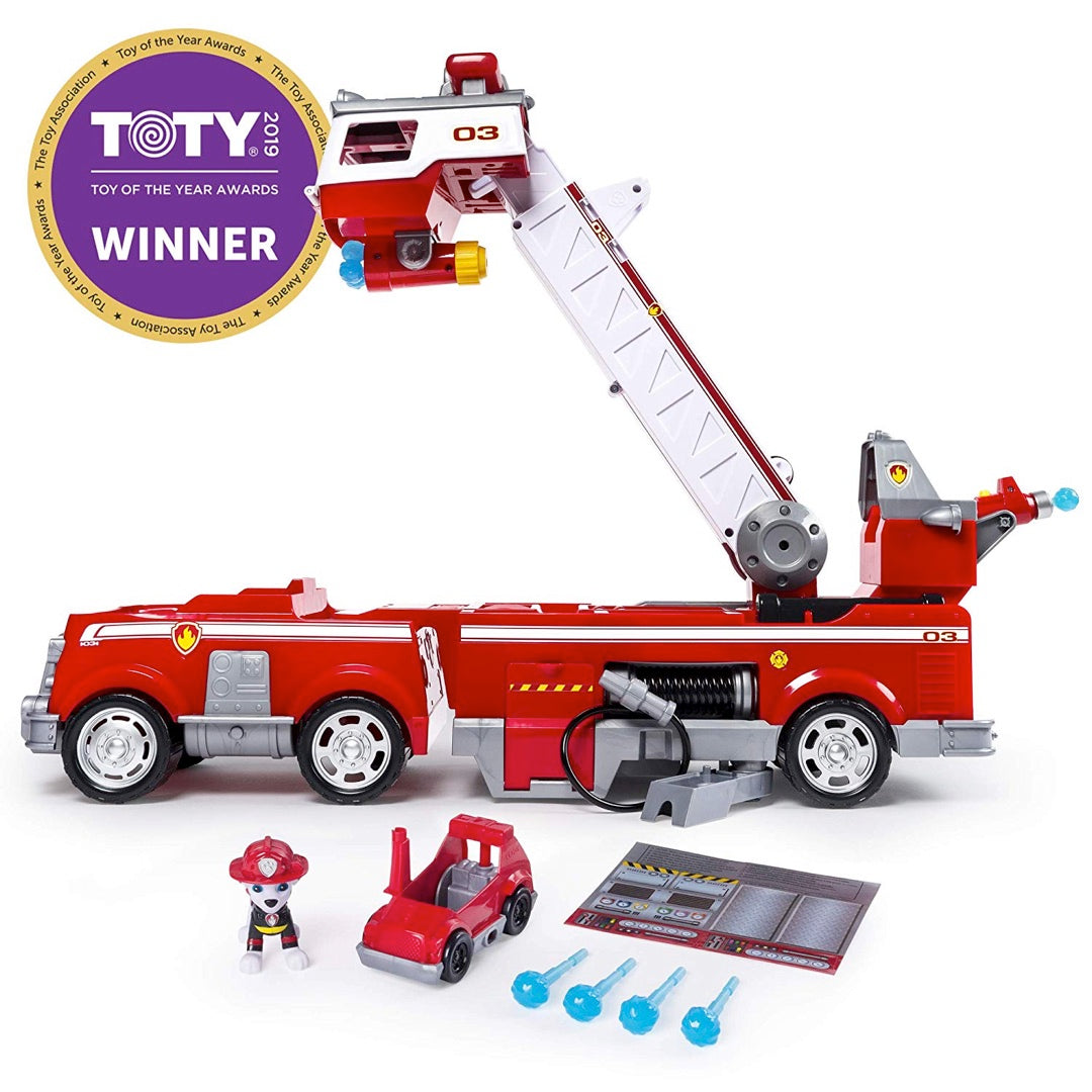 paw patrol fire truck with 50 balls playhouse