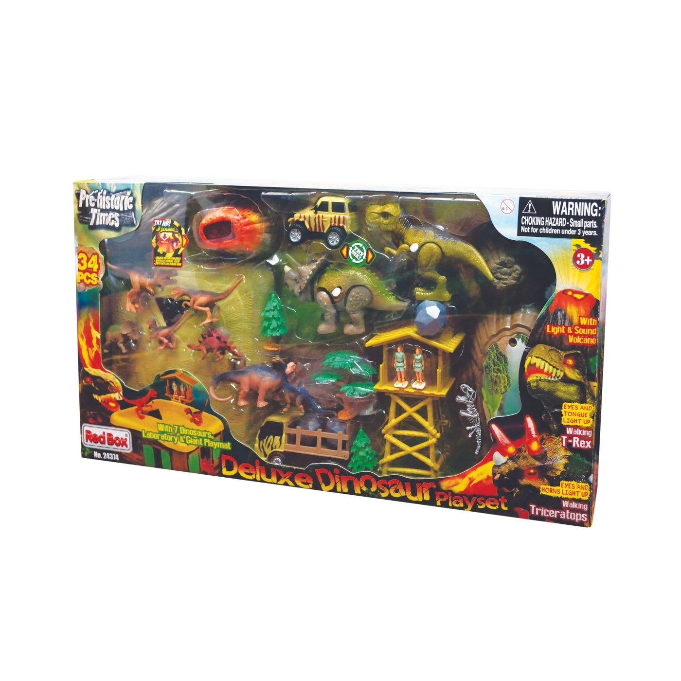 deluxe dinosaur playset