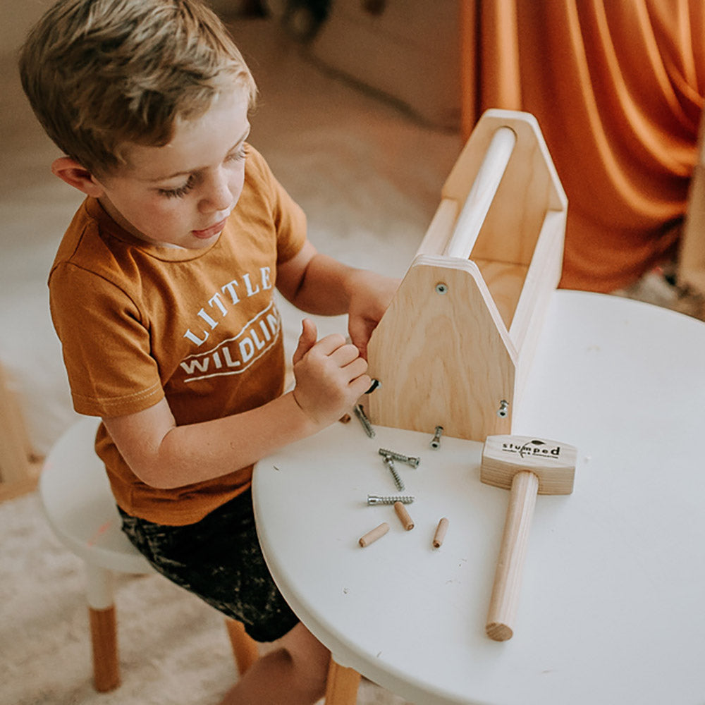 wooden tool box for toddlers