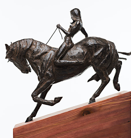 billings montana artist horse sculptor tyrel johnson, montana living, equestian sculptures