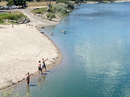 clark fork river plains montana, montana living, swimming holes