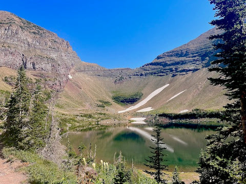 great hikes in glacier national park montana, ptarmigan trail, hiking in glacier, montana living