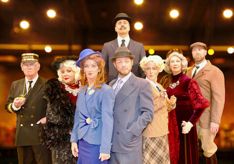 Murder on the Orient Express play, Whitefish Theatre Company, Whitefish Montana events, Montana Living magazine, david blair, jeanna wisher, adam pitman, anthony mead, katie nixon