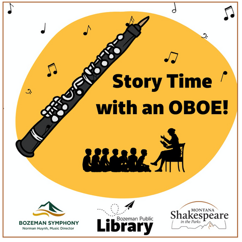 story time with oboe, bozeman events for kids, montana living