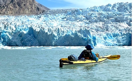 youpa stein kayaking alaskan glaciers, montana living