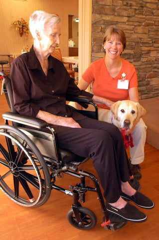 animal assisted therapy, dog therapy for people, montana living magazine, immanuel lutheran nursing home kalispell montanan