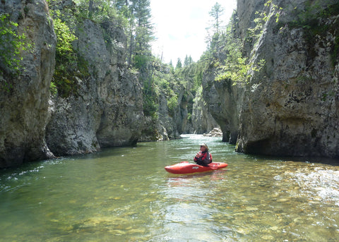 kayaking, montana float trips river trips, belt creek, sluice boxes state park, david reese, montana living