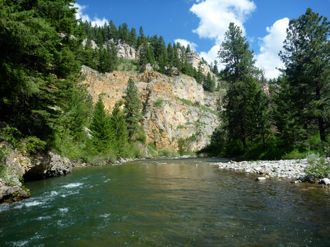 Belt Creek south of Great Falls, Montana. David Reese,  Montana Living