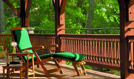 chair on porch, montana living magazine, outdoor living spaces